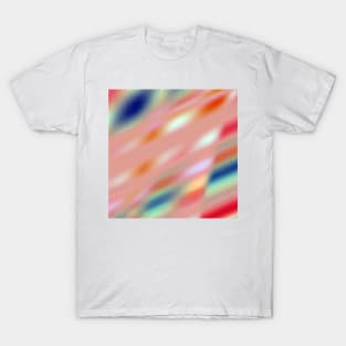 red blue white abstract texture background pattern T-Shirt